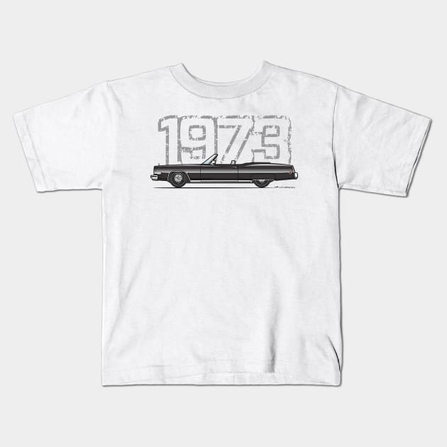 black 1973 Kids T-Shirt by JRCustoms44